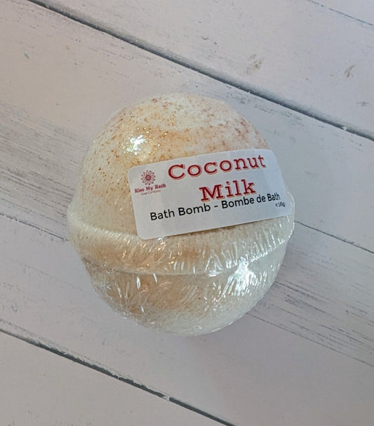 Coconut Milk Bath Bomb